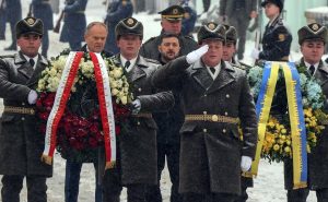 Tusk w Kijowie. Spotkanie z Zełenskim i hołd obrońcom Ukrainy