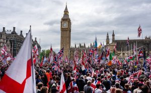 Wielki marsz przeciw migracji w Londynie