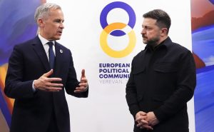 Kanada zaostrza sankcje wobec Rosji. Carney spotkał się z Zełenskim na szczycie G7