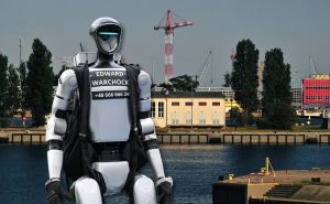 Chiński robot w porcie wojennym wywołał oburzenie