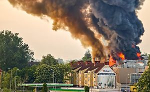 Podpalenie fabryki dronów na zlecenie obcego wywiadu