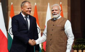 Tusk z wizytą w Indiach