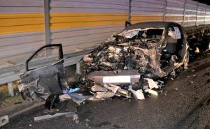 Pijany obywatel Niemiec spowodował poważny wypadek na autostradzie